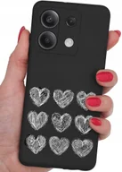 Etui i futerały do telefonów - Etui do Xiaomi Redmi Note 13 Pro 5G CASE WZORY SOFT MATT PLECKI + SZKŁO 9H - miniaturka - grafika 1