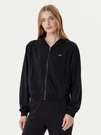Bluzy damskie - Nike Bluza Chill Terry FN2415 Czarny Relaxed Fit - miniaturka - grafika 1