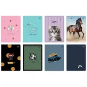 Zeszyty szkolne - Interdruk Zeszyt A5/16K kratka 70g UV mix (20szt) - miniaturka - grafika 1