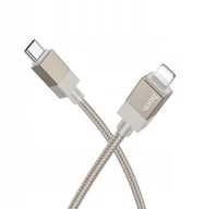 Kable USB - Kabel USB C do Lightning Hoco PD 27W X110 1 m złoty - miniaturka - grafika 1