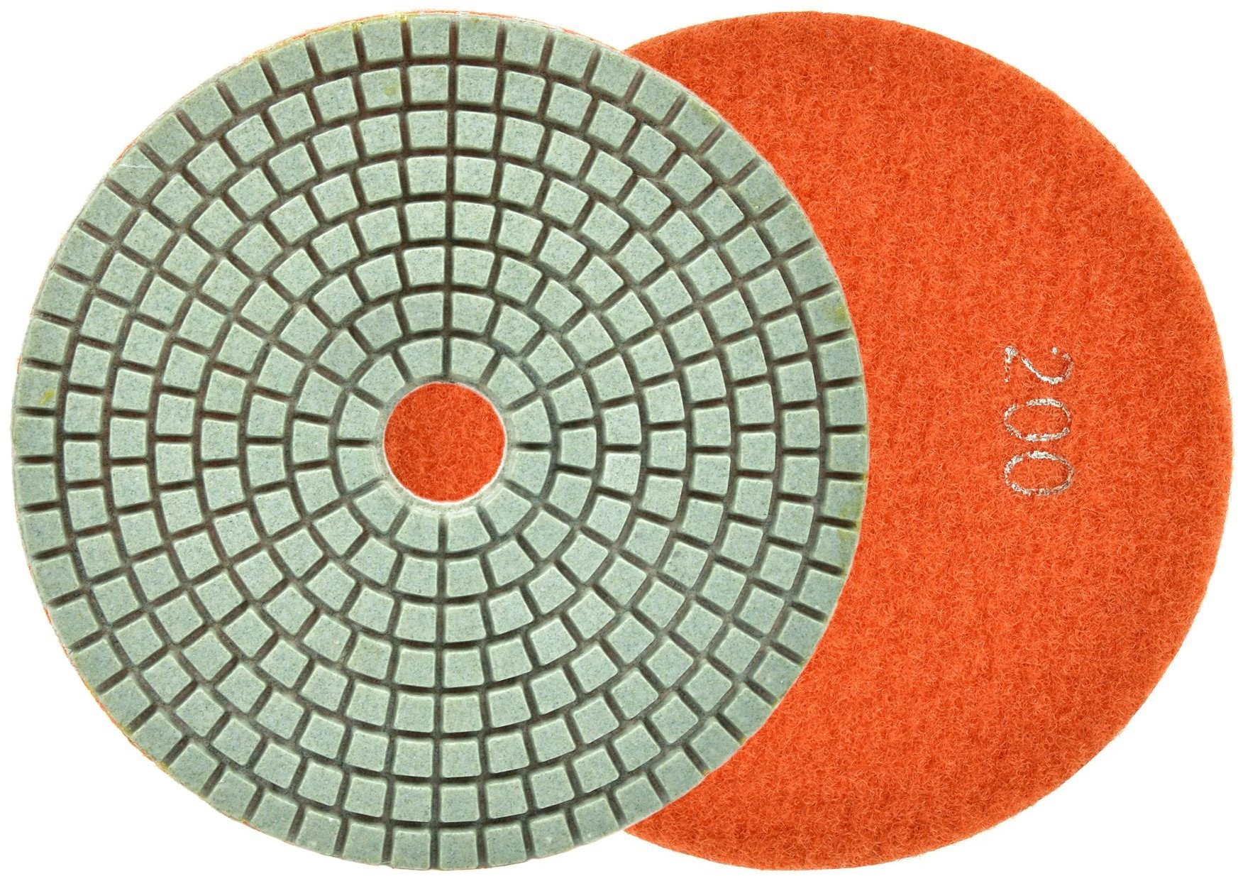 Geko Tarcza polerska do szlifowania gresu na mokro 125mm GR200 5/25/250