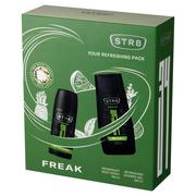 Zestawy kosmetyków męskich - STR8 Zestaw prezentowy FREAK, żel pod prysznic 250 ml + dezodorant 150 ml 5900536343716 - miniaturka - grafika 1