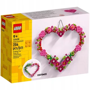LEGO Ozdoba w kształcie serca 40638 - Klocki - miniaturka - grafika 3