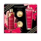 Zestawy kosmetyków damskich - Baylis & Harding Boudiore Cherry Blossom luksusowy zestaw upominkowy produktów do kąpieli - miniaturka - grafika 1
