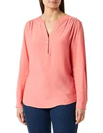 Bluzki damskie - Seidensticker Damska bluzka o regularnym kroju z długim rękawem, różowa, 46, rose, 46 - miniaturka - grafika 1