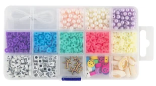 Zestaw koralików w pudełku 240021 - Prace ręczne dla dzieci - miniaturka - grafika 1