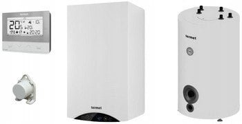 Termet GOLD PLUS II 20 kW + zasobnik SG PLUS 120L + regulator tygodniowy typ ST-292 v3 + czujnik temperatury zewnętrznejPAKIET 2 SG