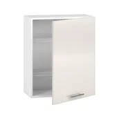 Szafki kuchenne - Szafka Górna Wisząca z Ociekarką GC-60/72 Biały / Beżowy Połysk Vento Halmar Beż, Biały - miniaturka - grafika 1