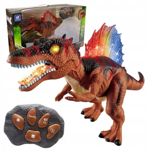 Dinozaur Sterowany Pilotem Spinosaurus Efekty Dźwiękowe Świetlne Chodzi Ryk - Zabawki interaktywne dla dzieci - miniaturka - grafika 1