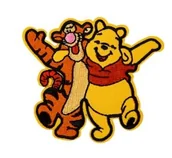 Pasmanteria - Super Naszywka Termo Haftowana - Kubuś Puchatek I Tygrysek - miniaturka - grafika 1