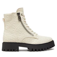 Botki damskie - Botki Guess Fiona FLTFIO FAL10 Biały - miniaturka - grafika 1