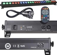 Inne akcesoria studyjne - LIGHT4ME LIGHT4ME DECO BAR 24 RGB IR listwa belka LED + pilot - miniaturka - grafika 1