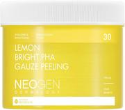 Peelingi i scruby do twarzy - Neogen, Lemon Bright Pha Gauze Peeling, Płatki Peelingujące, 30 Szt. - miniaturka - grafika 1