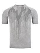 Koszulki sportowe męskie - Odlo Koszulka funkcyjna "Ascent Seamless" w kolorze szarym - miniaturka - grafika 1