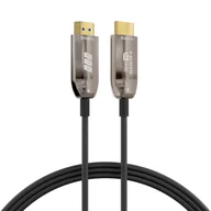 Kable - EFB Elektronik HDMI-21-00008 kabel HDMI 30 m HDMI Typu A (Standard) Czarny, Stal nierdzewna - miniaturka - grafika 1