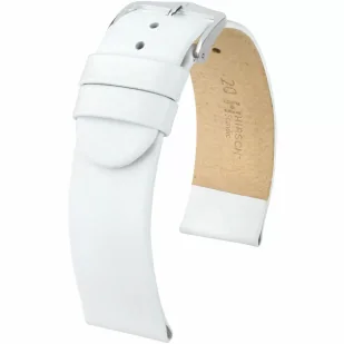 Biały pasek skórzany 18 mm HIRSCH Scandic 17852000-2-18 (M)  | OFICJALNY SKLEP | RATY 0% • Zapłać później PayPo • GRATIS WYSYŁKA ZWROT DO 365DNI - Akcesoria do zegarków - miniaturka - grafika 1