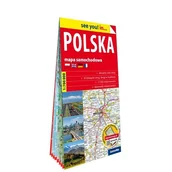 Atlasy i mapy - Polska papierowa mapa samochodowa 1700 000 - Joanna Pietrzak, Arkadiusz Braniewski, Marta Tuchołka - książka - miniaturka - grafika 1