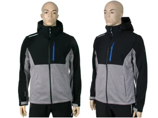 Kurtka męska SOFTSHELL OUTHORN SFM602 8000 PRZEJŚCIOWA TREKKINGOWA XXL - Kurtki męskie - miniaturka - grafika 1