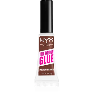 NYX PROFESSIONAL MAKEUP The Brow Glue Instant Brow Styler 03 Medium Brown - Żel do brwi 03 Medium Brown - Akcesoria i kosmetyki do stylizacji brwi - miniaturka - grafika 1