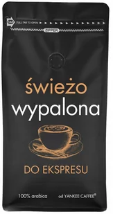 Kawa ziarnista 100% ARABICA ŚWIEŻO PALONA DO EKSPRESU 1kg - Kawa - miniaturka - grafika 1