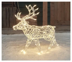 Renifer LED 70 cm ozdoba świąteczna na Boże Narodzenie - Ozdoby bożonarodzeniowe - miniaturka - grafika 1