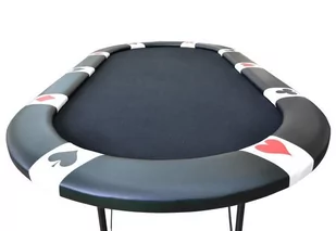 Garthen Stół do pokera BLACK EDITION dla 10 graczy - Zestawy do pokera - miniaturka - grafika 1