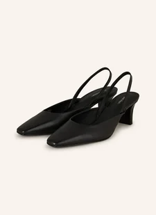 Calvin Klein Czółenka Z Odkrytą Piętą schwarz - Czółenka - miniaturka - grafika 1