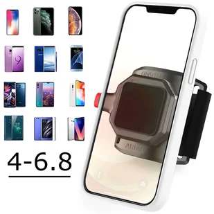 Opaska na rękę ramię na telefon do biegania sport uchwyt do telefonu zaczep klips TSA1 Armband czarny - Etui i futerały do telefonów - miniaturka - grafika 9