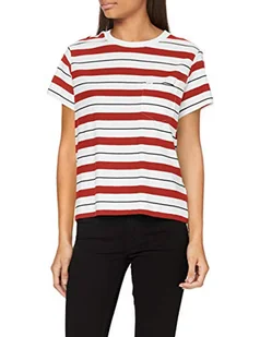Lee Damska koszulka Relaxed Pocket Tee T-Shirt, Red Ochre, S - Koszulki i topy damskie - miniaturka - grafika 1