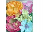 Sztuczne kwiaty - Sztuczne kwiaty do dekoracji zestaw kwiatów do dekoracji kwiaty do wianka - miniaturka - grafika 1