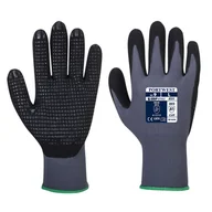 Rękawice robocze - PORTWEST A351 RĘKAWICA DERMIFLEX PLUS; SZARY/CZARNY - miniaturka - grafika 1