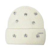 Czapki damskie - Guess Czapka | z dodatkiem wełny - miniaturka - grafika 1