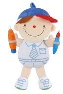 Lalki dla dziewczynek - Ks Kids K&#039;s Kids Lalka KA10690-GB malowanka Wayne - miniaturka - grafika 1