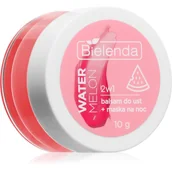 Balsamy do ust - BIELENDA Lip Care Balsam do ust + Maska na noc 2w1 Watermelon 10g - miniaturka - grafika 1