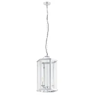 Oprawy, klosze i abażury - Lampa wisząca Bodrum ze szklanym kloszem - miniaturka - grafika 1