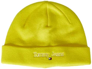 Tommy Hilfiger Damska czapka z dzianiny Tjw Sport Beanie Solarny Żółty, OS, Żółty słoneczny, Rozmiar uniwersalny - Czapki damskie - miniaturka - grafika 1