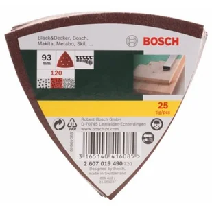 Bosch BOSCH_elektonarzedzia Papier ścierny Promoline 93 mm 25 szt.) - Materiały ścierne - miniaturka - grafika 1