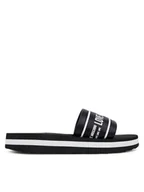 Klapki i japonki damskie - LOVE MOSCHINO Klapki JA28334G0MIX6000 Czarny - miniaturka - grafika 1