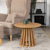 Ławy i stoliki kawowe - Mebel Elite Stolik Kawowy HARPER 60 cm Dąb Nowoczesny Loft - miniaturka - grafika 1