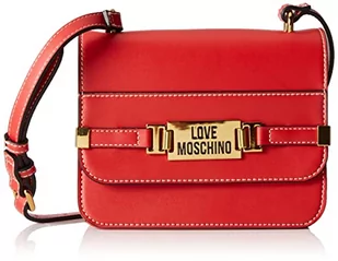 Love Moschino Damska torba na ramię z kolekcji jesiennej 2021, 23 x 25 x 11, Czerwony - Torebki damskie - miniaturka - grafika 1