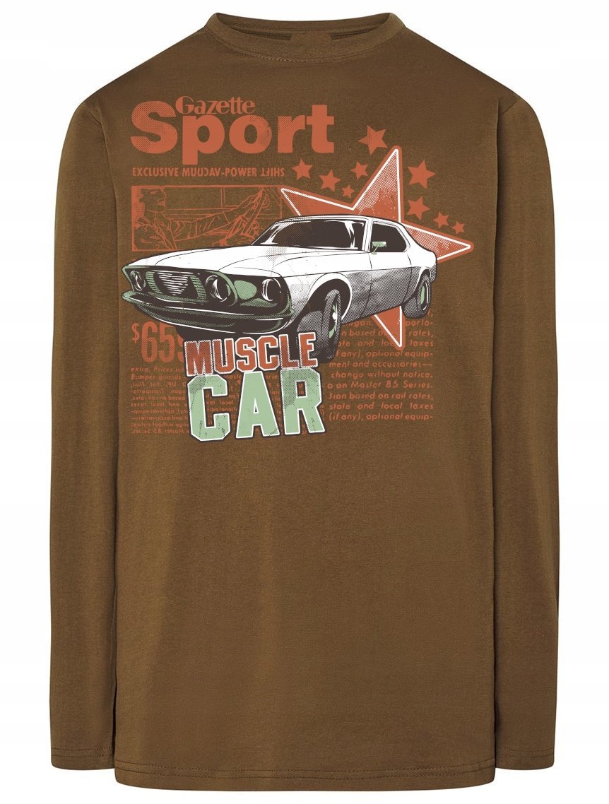 Longsleeve męski muscle Car Rozm.S