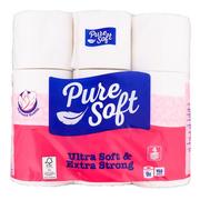 Papier toaletowy Pure Soft Ultra Soft Extra Strong 9 rolek