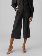 Spodnie damskie - Vero Moda Kuloty Coco 10289453 Czarny Loose Fit - miniaturka - grafika 1