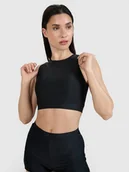 Stroje kąpielowe - 4F Góra od bikini damska - czarna L - miniaturka - grafika 1