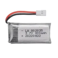 Baterie i akcesoria - Bateria Akumulator Li-Poly 400Mah 3.7V 802035 Dron - miniaturka - grafika 1