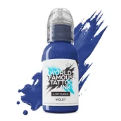 Wyposażenie studia tatuażu - Farba World Famous Limitless Tattoo Ink - Violet 30ml - miniaturka - grafika 1