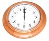 Zegary - JVD Zegar ścienny NR27043.41 Drewniany DCF77 - miniaturka - grafika 1