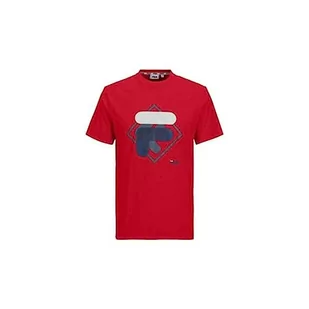 FILA Męski T-shirt z logo Summerfield, True Red, L, czerwony (True Red), L - Koszulki męskie - miniaturka - grafika 1