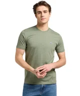 Koszulki męskie - t-shirt uomo lee 112370497 ss patch tee olive stone - miniaturka - grafika 1