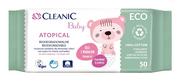 Chusteczki nawilżane - Cleanic Harper Hygienics Baby ECO Atopical nawilżane chusteczki dla niemowląt i dzieci 50 sztuk 7082921 - miniaturka - grafika 1